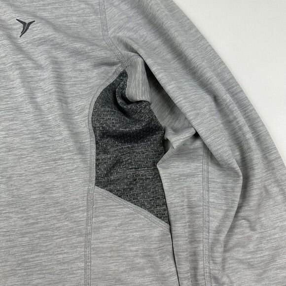 Old Navy Active Go Dry Men’s Gray Long Sleeve T-Shirt Crew Neck Size M - Picture 5 of 8